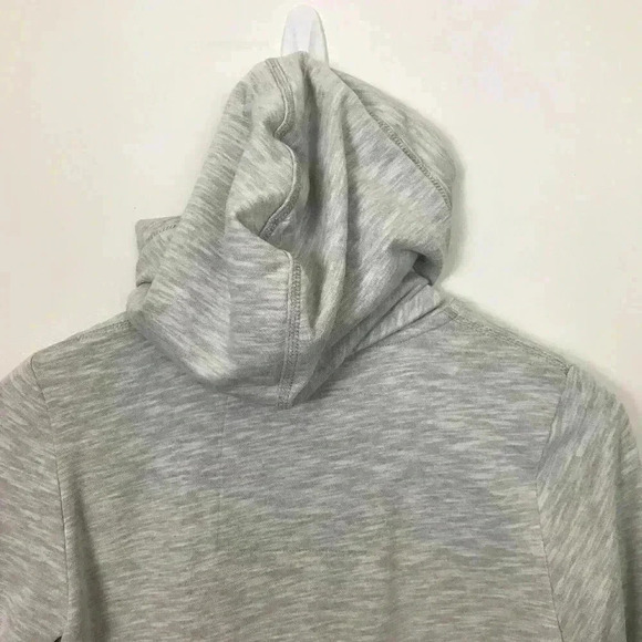 TOMMY HILFIGER 85 Gray Blue Red Small Full Zip Cotton Blend Hoodie Jacket - Picture 9 of 9